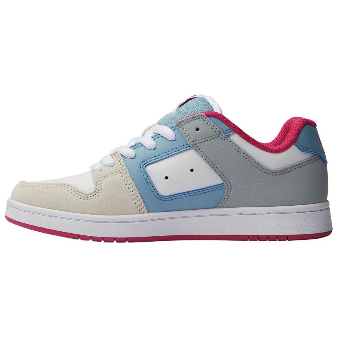 DC Shoes Manteca 4 Leather Low top Skateboard Shoes Women's Blue Pink