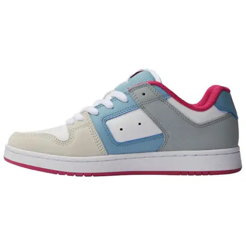 DC Shoes Manteca 4 Leather Low top Skateboard Shoes Women's Blue Pink