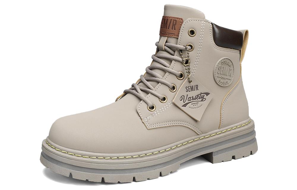 SEMIR Combat Boots Men's Yellow/apricot/army Green/black