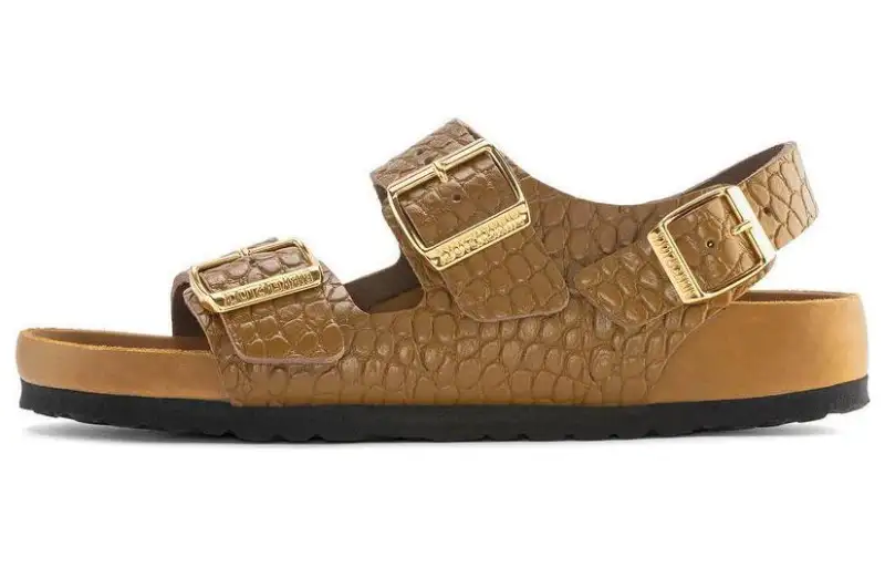 Birkenstock Embossed Three-Strap Sandals Women's