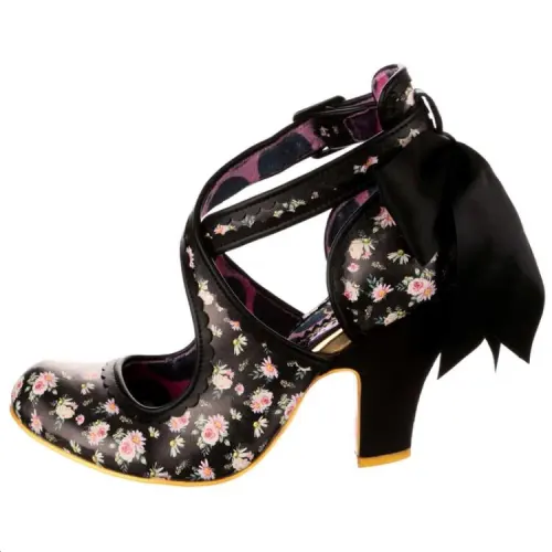 IRREGULAR CHOICE Chunky Heel High Heels Women's Black