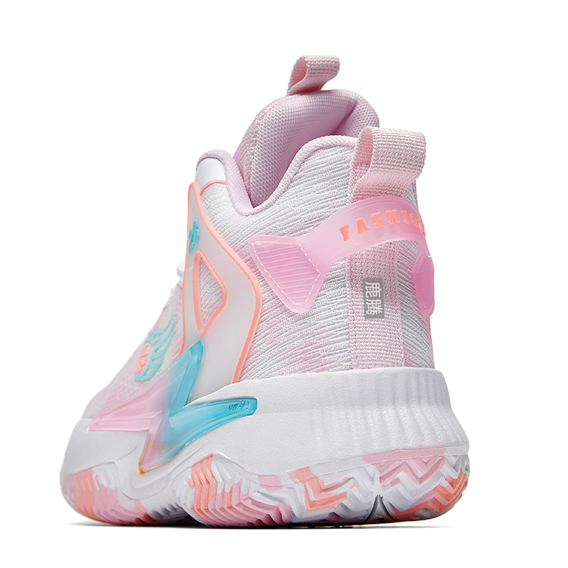 VAEL Vintage Basketball Shoes Unisex Mid Top White