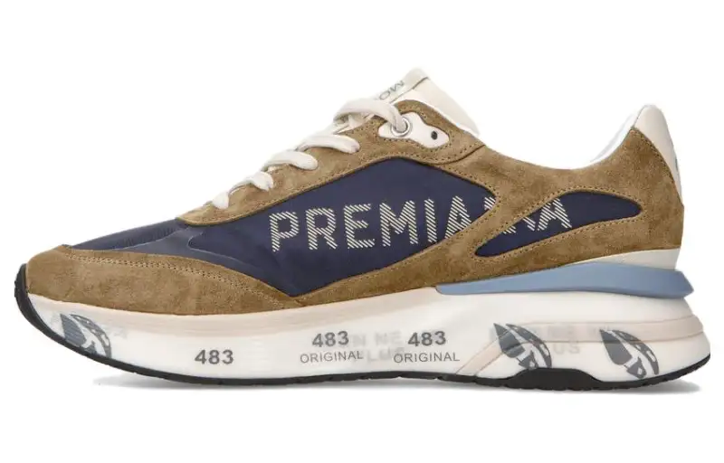 PREMIATA Nylon Low top Casual Shoes Men's Brown