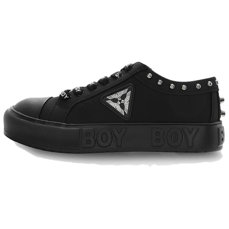 Boy London Low top Skateboard Shoes Unisex Black