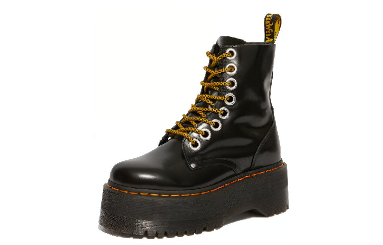 Jadon Wmns Dr.Martens Max Platform Boot 'Black Buttero' Women's