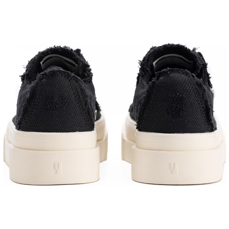 VEEMES Slip Resistant, Abrasion Resistant, Breathable, Lightweight Low top Canvas Shoes Unisex Black