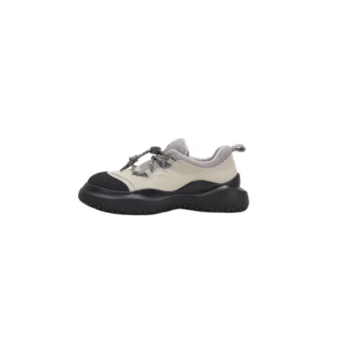 Teenie Weenie Synthetic Leather Outdoor Sports Abrasion Resistant Low top Casual Shoes Women's Gray