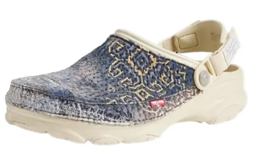 Levis/ X PROLETA RE ART x Crocs Slip Resistant Abrasion Resistant Closed Toe Slippers Unisex Blue