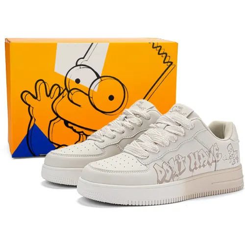 The Simpsons Low top Skateboard Shoes Unisex