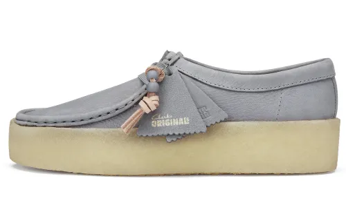 Clarks Originals WALLABEE Casual Shoes Women's Gray