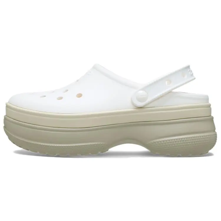 Crocs Stacked EVA Clogs Unisex White