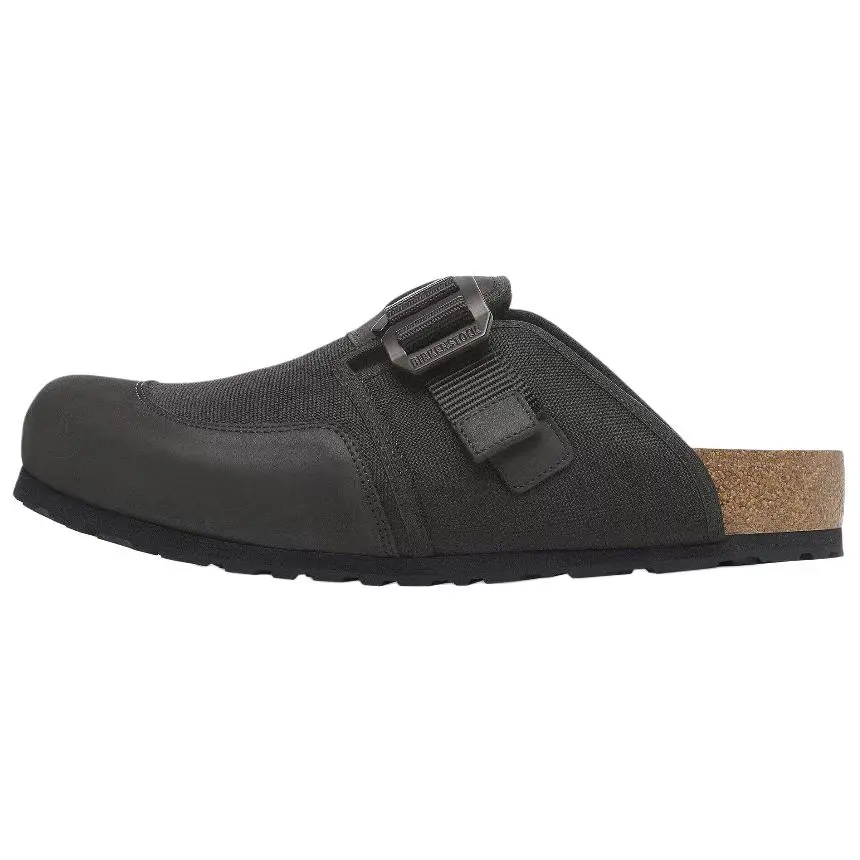 Birkenstock EVA Abrasion Resistant Closed Toe Slippers Men's Black Narrow