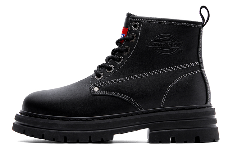 Dickies British Style Short Combat Boots Women's Black