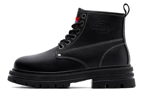 Dickies British Style Short Combat Boots Women's Black