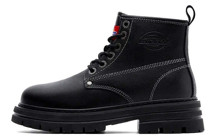 Dickies British Style Short Combat Boots Women's Black