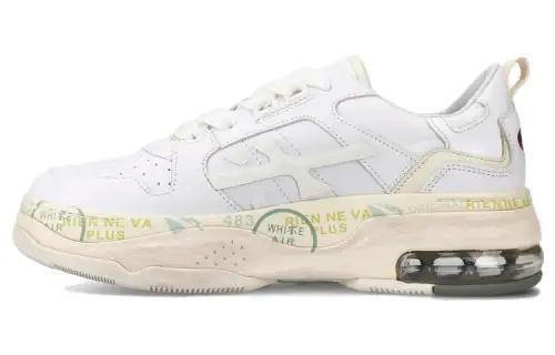 PREMIATA Leather Low top Casual Shoes Women's White