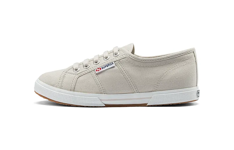 SUPERGA Slip Resistant Abrasion Resistant Slip Resistant Abrasion Resistant Low top Canvas Shoes Unisex Gray