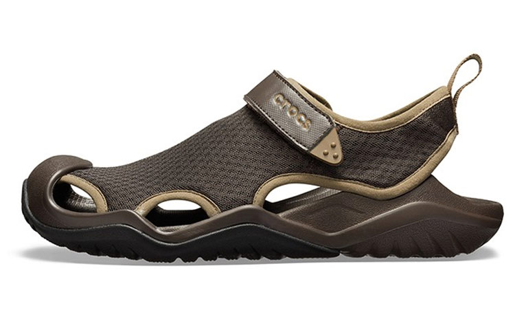 Сандалии Crocs (темно-коричневые)