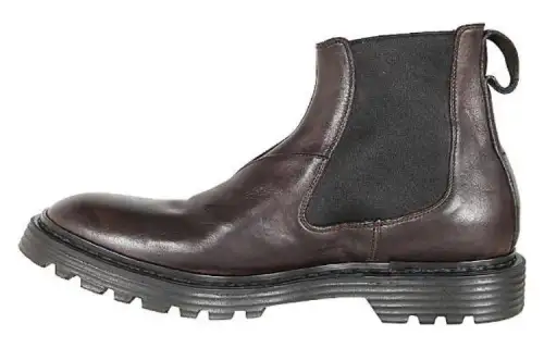 PREMIATA Short Chelsea Boots Men's Brown