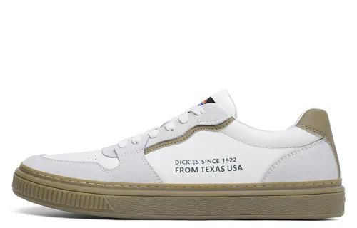 Dickies Microfiber Leather Low top Skateboard Shoes Men's Beige