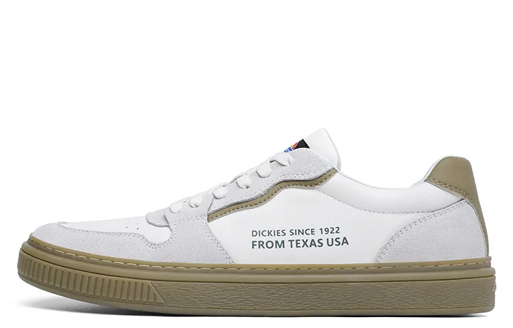 Dickies Microfiber Leather Low top Skateboard Shoes Men's Beige