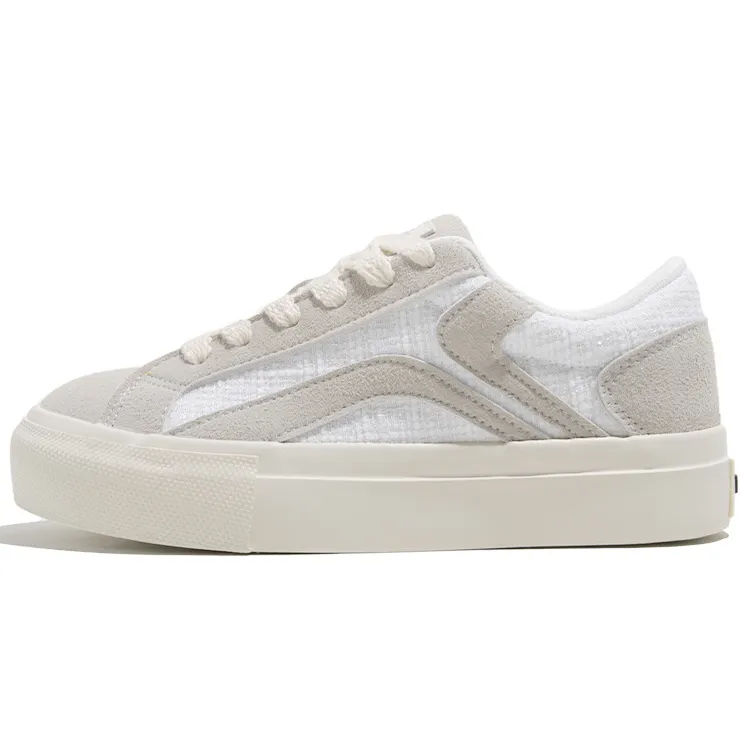 TUOPIN Chanel inspired Textile, Synthetic Leather Slip Resistant And Breathable Low top Skateboard Shoes Women's