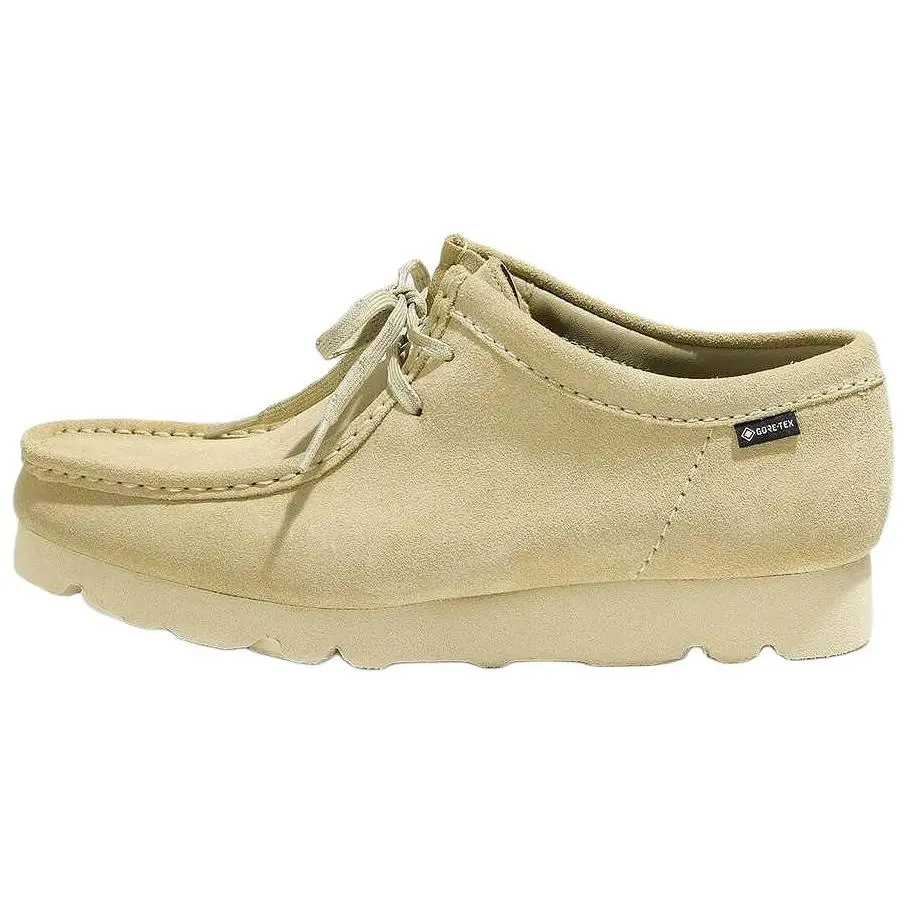 Clarks Wallabee Suede Casual Shoes Men's Beige