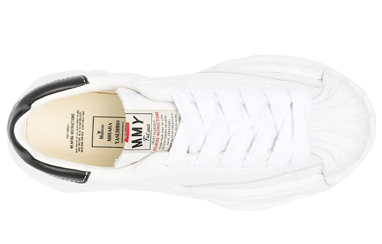MIHARA YASUHIRO Blakey OG Sole Leather Low White