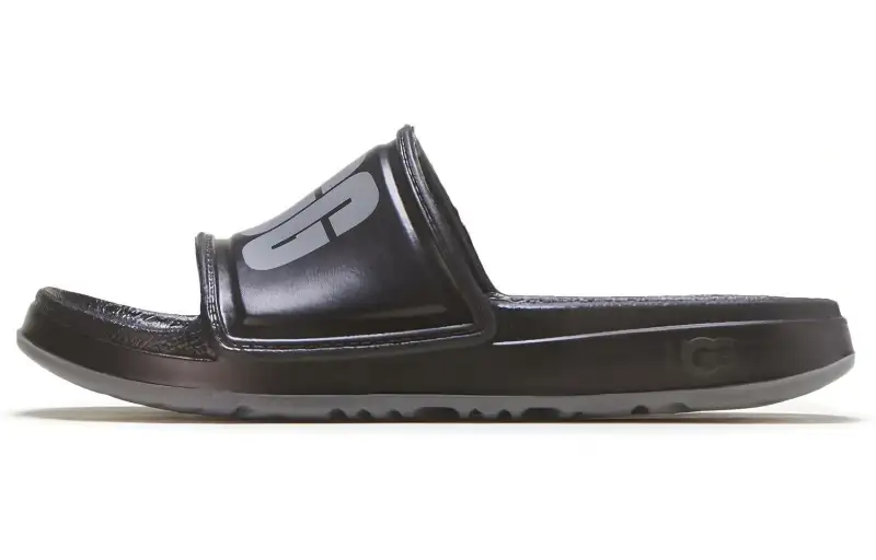 UGG Wilcox Slide Black Slippers 'White Black' Women's