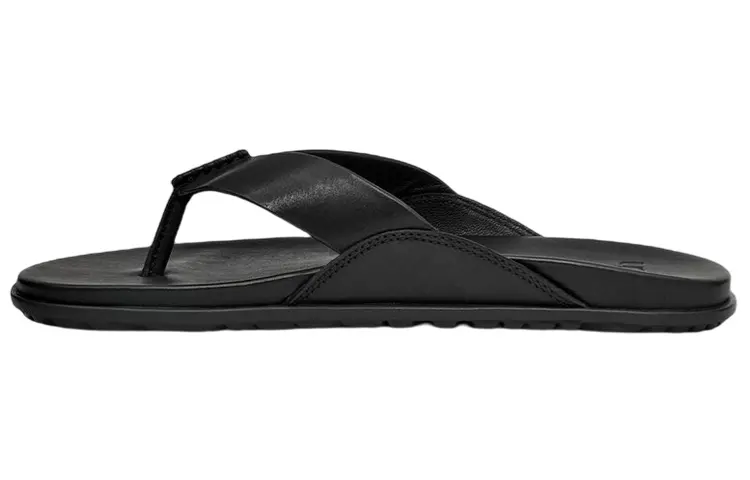 UGG Leather Stylish Sandal Women's Black