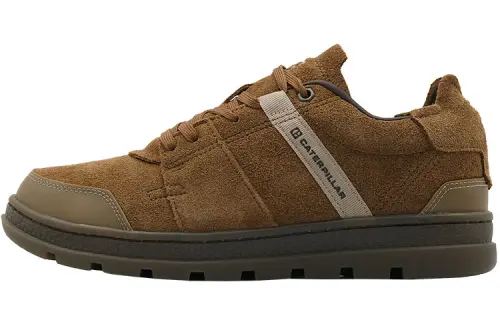 CAT Abrasion Resistant Slip Resistant Sports Casual Shoes Men's Dark Brown