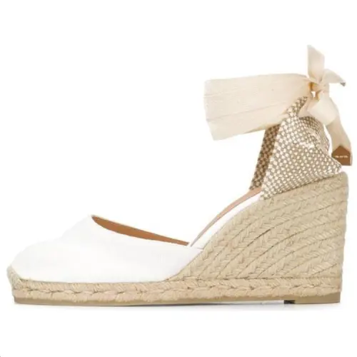Castañer Wedge Heel High Heels Women's White