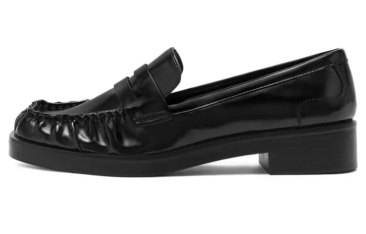 CHARLES&KEITH Pu Block Heel Mary Jane Shoes Women's