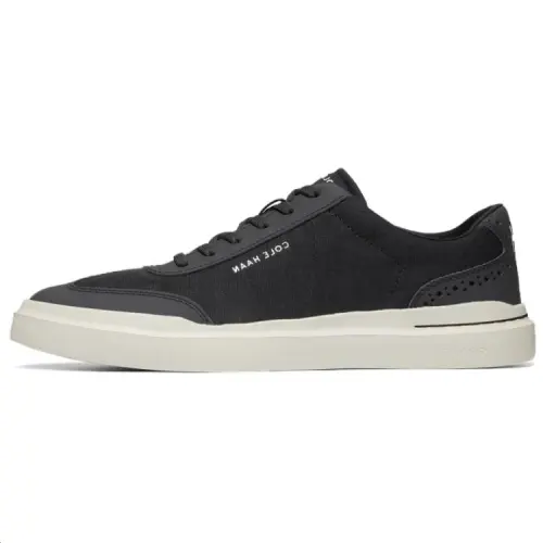 COLE HAAN Cow Split Leather Lightweight Low top Skateboard Shoes Men's Black