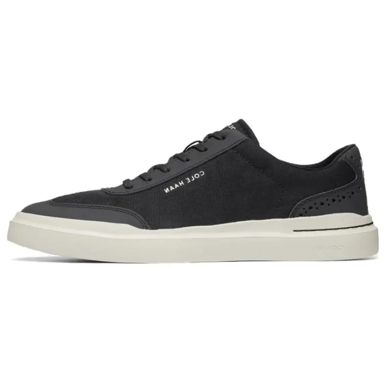 COLE HAAN Cow Split Leather Lightweight Low top Skateboard Shoes Men's Black