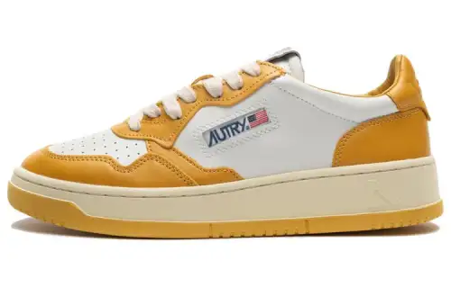 AUTRY Medalist Low Bicolor 'White Yellow' Women's
