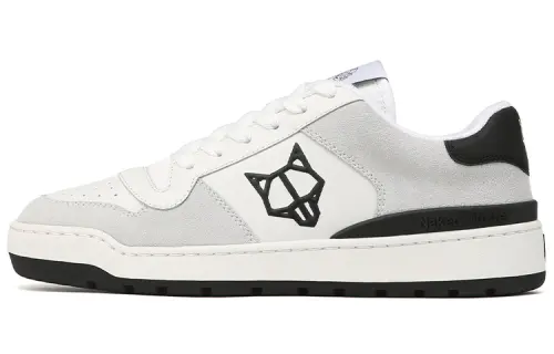 Naked Wolfe Ravenn Leather Stylish Skateboarding Shoes Women's White Gray Black
