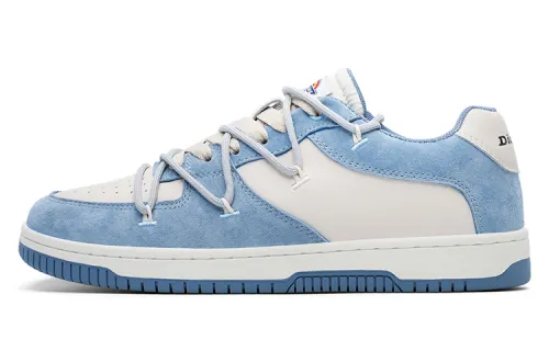 Dickies Low top Skateboard Shoes Men's White Blue