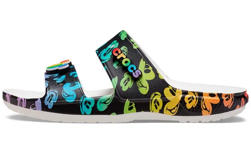 Crocs Classic Disney Casual Shoe Unisex Multi Color White