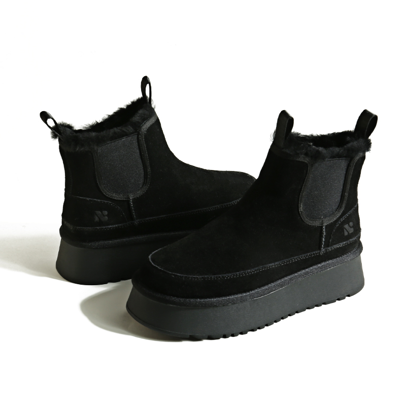 CENTRAL&KITTY Cow Suede Thermal Height Increasing Slip Resistant Thermal Height Increasing Slip Resistant