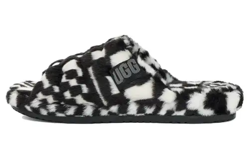 UGG Slide Slippers Men's Black White