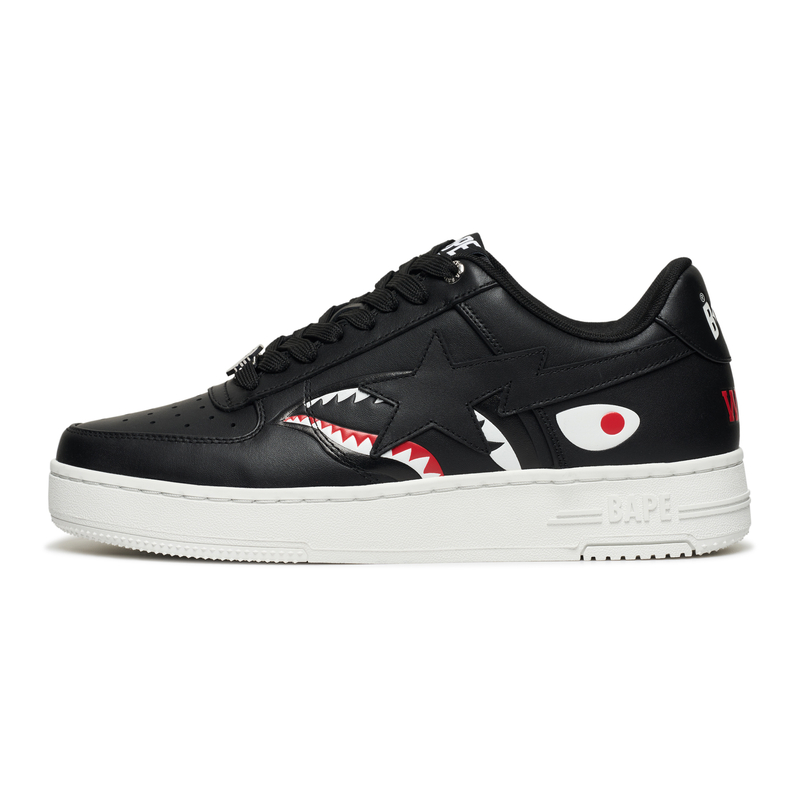 Мужские кеды A BATHING APE BAPE STA (черно-белые)