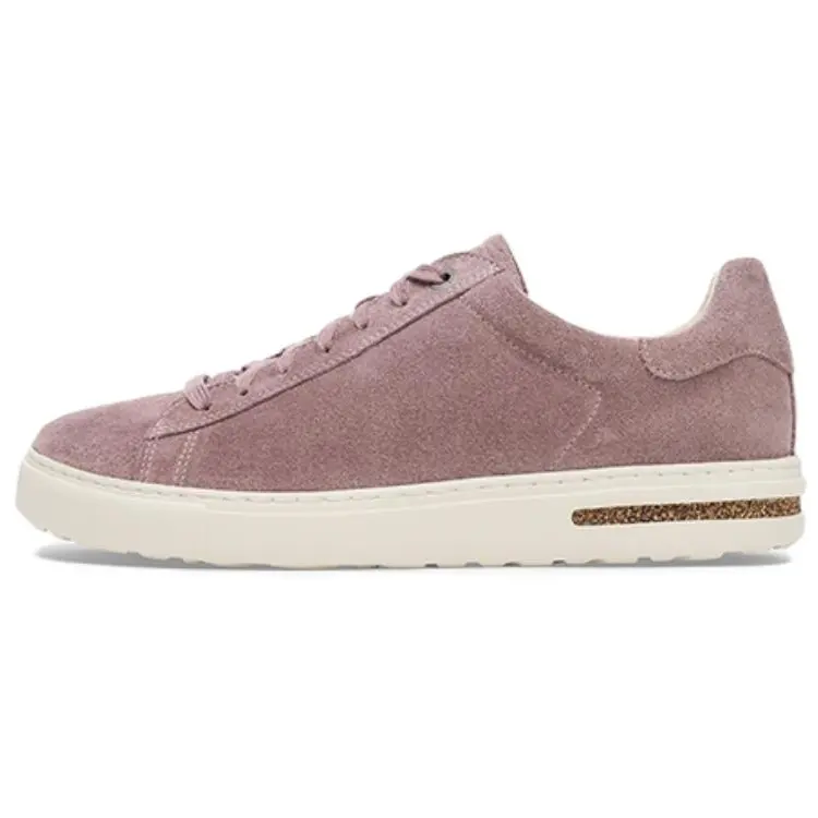 Birkenstock Suede Low top Casual Shoes Unisex Light Purple Narrow