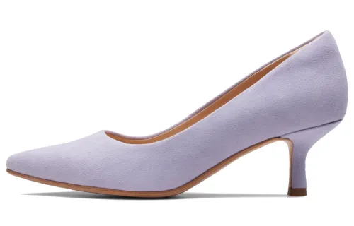 Clarks Violet Collection Slim Heel High Heels Women's Purple