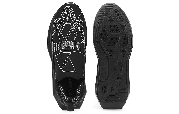 NORVINCY Cushioning Slip Resistant Breathable Lightweight Low top Running Shoes Unisex Black