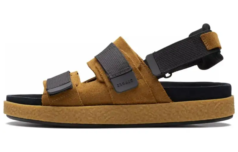 Clarks Suede Stylish Sandal Men's Brown