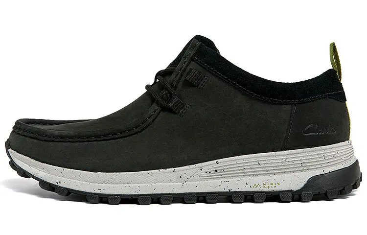 Clarks Casual Leather Shoes Men's Low Top Black