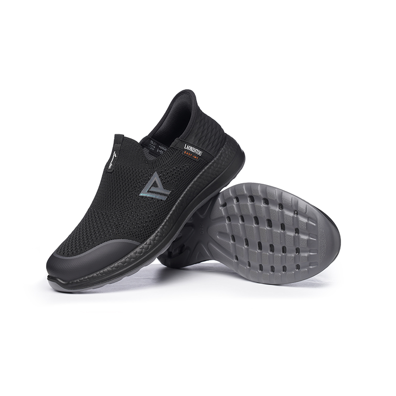 LAORENTOU Walking Shoes Men’s Low Top Black