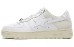 A BATHING APE BAPE STA Low top Stylish Skateboarding Shoes Men's Cloud White