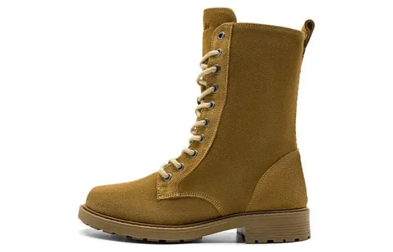 Clarks Crew Combat Boots Women's Dark Sand